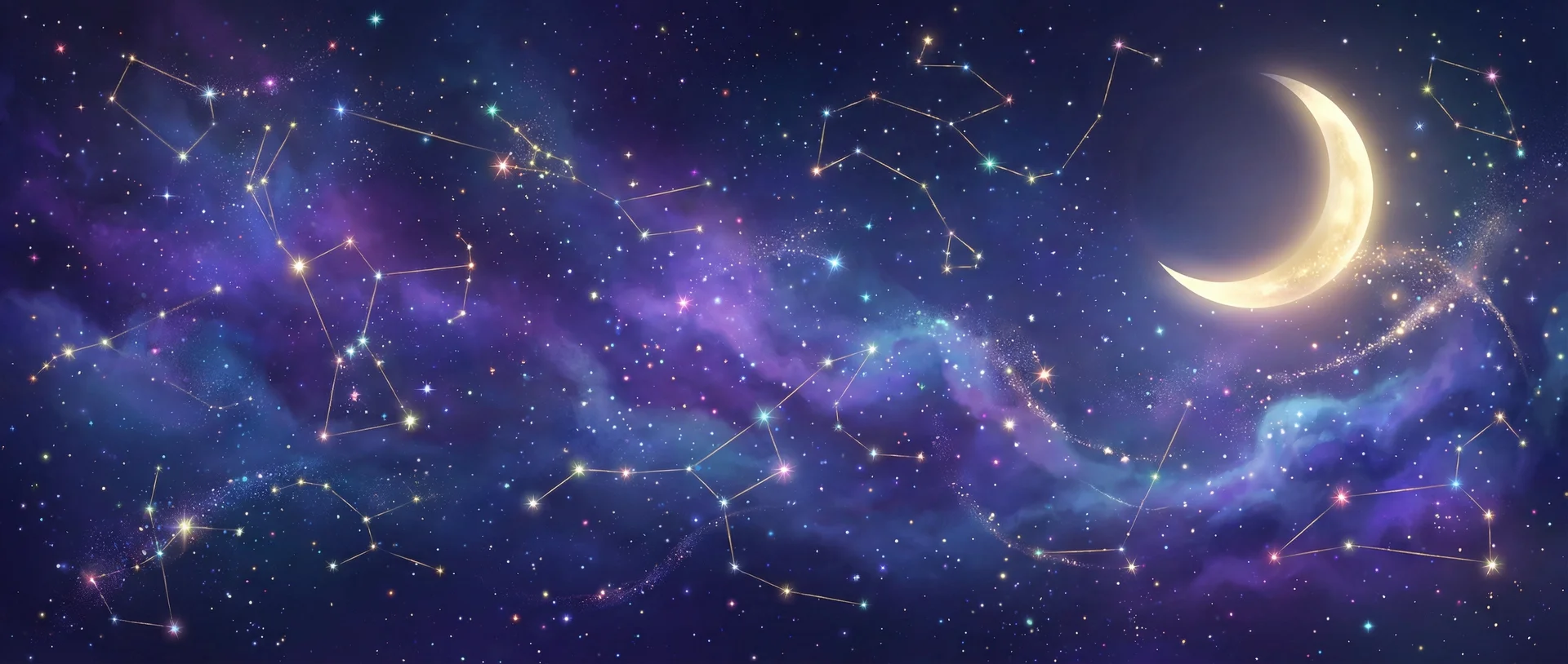 星空背景 - 班长哭着说不能再抠了 | 每日星座运势与塔罗占卜